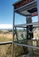 Cabina telefonica a Frenchglen