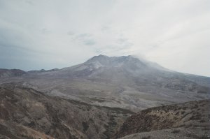 Mt St Helen dopo l'esplosione del 1980
