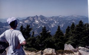 Panorama da Snoqualmie Peak
